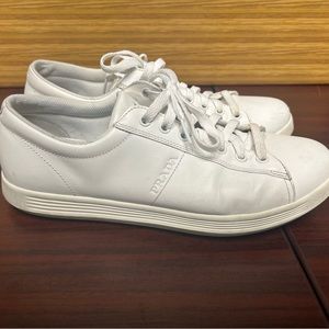 White Prada shoes